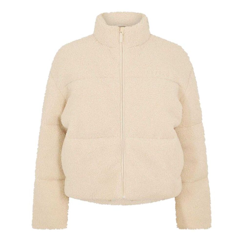 USA Pro Womens/Ladies Borg Puffer Jacket / Cream